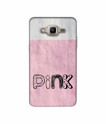 Amazon Brand - Solimo Designer Pink 3D Printed Hard Back Case Mobile Cover for Samsung Galaxy J2 Prime