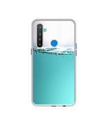 Amazon Brand - Solimo Designer Half Fill UV Printed Soft Back Case Mobile Cover for Realme 5 / Realme 5s / Realme 5i