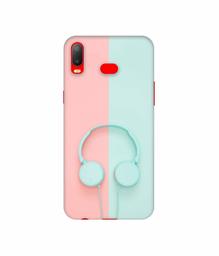 Amazon Brand - Solimo Designer Head Phone 3D Printed Hard Back Case Mobile Cover for Samsung Galaxy A6s