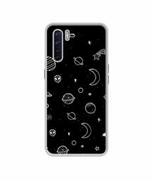 Amazon Brand - Solimo Designer Solar System UV Printed Soft Back Case Mobile Cover for Oppo F15