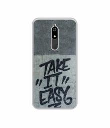 Amazon Brand - Solimo Designer Take It Easy UV Printed Soft Back Case Mobile Cover for Micromax Canvas Infinity Pro