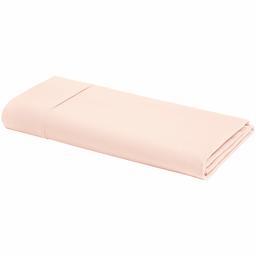 AmazonBasics Ultra-Soft Cotton Flat Sheet - Twin, Blush