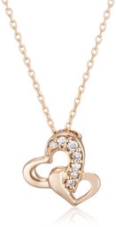 [An AJC Collection] an AJC Collection Diamond K Pink Gold Heart Motif Necklace 0442 – 6016 – 0012 – 0000 