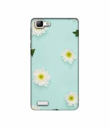 Amazon Brand - Solimo Designer Flower Texture 3D Printed Hard Back Case Mobile Cover for Vivo V1