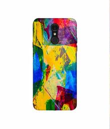 Amazon Brand - Solimo Designer Multicolor Canvas 3D Printed Hard Back Case Mobile Cover for LG Q7