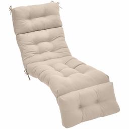 Amazon Basics Tufted Outdoor Lounger Patio Cushion - Khaki