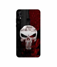 Amazon Brand - Solimo Designer Punisher Skull 3D Printed Hard Back Case Mobile Cover for Vivo Y95