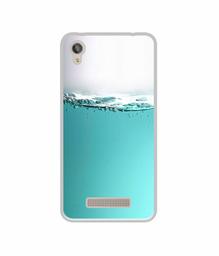 Amazon Brand - Solimo Designer Half Fill UV Printed Soft Back Case Mobile Cover for Lava Z50