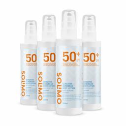 Solimo Sun - Sensitive Suncream Body Lotion SPF 50+ (4x 200ml)