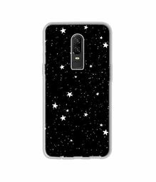 Amazon Brand - Solimo Designer Stars UV Printed Soft Back Case Mobile Cover for OnePlus 6