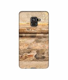 Amazon Brand - Solimo Designer Rushed Marble 3D Printed Hard Back Case Mobile Cover for Samsung Galaxy A8 Plus