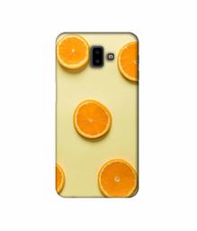 Amazon Brand - Solimo Designer Orange Texture 3D Printed Hard Back Case Mobile Cover for Samsung Galaxy J6 Plus