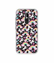 Amazon Brand - Solimo Designer Unicorn Texture UV Printed Soft Back Case Mobile Cover for Micromax Canvas Selfie 3 Q460