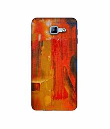 Amazon Brand - Solimo Designer Orange Canvas 3D Printed Hard Back Case Mobile Cover for Samsung Galaxy A8 (2016)