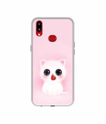 Amazon Brand - Solimo Designer Kitty UV Printed Soft Back Case Mobile Cover for Samsung Galaxy A10s