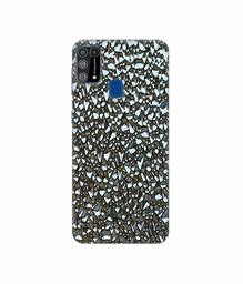 Amazon Brand - Solimo Designer Foil Paper Texture 3D Printed Hard Back Case Mobile Cover for Samsung Galaxy M31