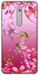 Amazon Brand - Solimo Designer Butterfly Design 3D Printed Hard Back Case Mobile Cover for Nokia 5