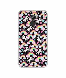 Amazon Brand - Solimo Designer Unicorn Texture UV Printed Soft Back Case Mobile Cover for Gionee X1