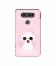 Amazon Brand - Solimo Designer Kitty 3D Printed Hard Back Case Mobile Cover for LG V20