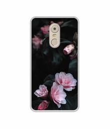 Amazon Brand - Solimo Designer Dark Flowers Photography UV Printed Soft Back Case Mobile Cover for Lenovo K6 Note