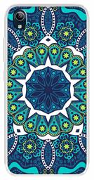 Amazon Brand - Solimo Designer Multicolor Artistic Blue Pattern Printed Soft Back Case Mobile Cover for Vivo Y91i / Vivo Y90