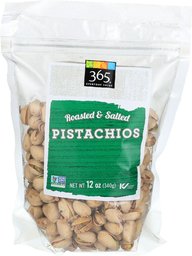 365 Everyday Value, Roasted & Salted Pistachios, 12 oz