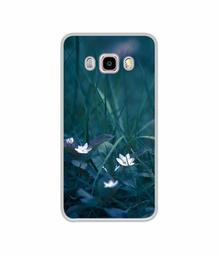 Amazon Brand - Solimo Designer White Flower UV Printed Soft Back Case Mobile Cover for Samsung Galaxy J5 (2016)