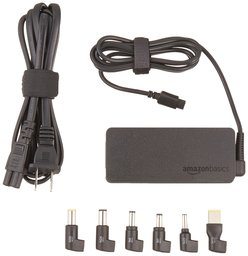 AmazonBasics Universal 65 Watt Laptop Charger AC Power Adapter Cord for Acer, Asus, Dell, HP, Lenovo, Toshiba and more