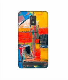 Amazon Brand - Solimo Designer Multicolor Squre Blocks 3D Printed Hard Back Case Mobile Cover for Lenovo A6600