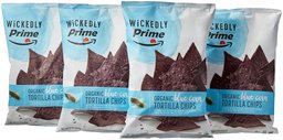 Amazon Brands Organic Stone Ground Blue Corn Tortilla Chips