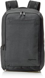 AmazonBasics Slim Carry On Travel Backpack, Black - Overnight