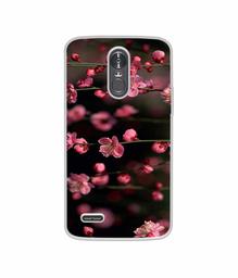 Amazon Brand - Solimo Designer Pink Flowers UV Printed Soft Back Case Mobile Cover for LG Stylus 3