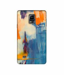 Amazon Brand - Solimo Designer Multicolor Brush Texture 3D Printed Hard Back Case Mobile Cover for Samsung Galaxy Note 4