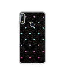 Amazon Brand - Solimo Designer Heart Texture UV Printed Soft Back Case Mobile Cover for Asus ZenFone Max Pro M2