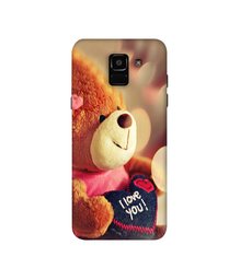 Amazon Brand - Solimo Designer Teddy Bear 3D Printed Hard Back Case Mobile Cover for Samsung Galaxy J6