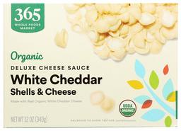 365 by Whole Foods Market, Organic Shells & Cheese, White Cheddar, 12 Ounce