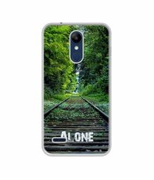 Amazon Brand - Solimo Designer Alone UV Printed Soft Back Case Mobile Cover for LG K9