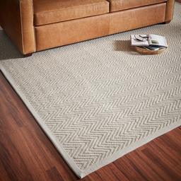 Rivet Elevated Chevron Patterned Rug