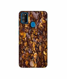 Amazon Brand - Solimo Designer Dry Leafs 3D Printed Hard Back Case Mobile Cover for Samsung Galaxy M21 / M30s