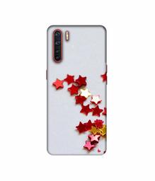 Amazon Brand - Solimo Designer Glittering Stars 3D Printed Hard Back Case Mobile Cover for Oppo A91