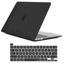 Eono Custodia MacBook PRO 16 Case 2019 Release A2141, 2 in 1 Plastica Rigida Cover & Copertura della Tastiera Compatibile con MacBook 16 Pollici con Touch Bar e Touch ID, Nero