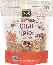 365 EVERYDAY VALUE Chai Spice Cashews, 10 OZ