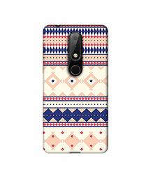 Amazon Brand - Solimo Designer Multi Shape Patterns 3D Printed Hard Back Case Mobile Cover for Nokia 6.1 Plus