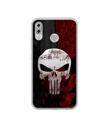 Amazon Brand - Solimo Designer Punisher Skull UV Printed Soft Back Case Mobile Cover for Asus Zenfone 5Z ZS620KL