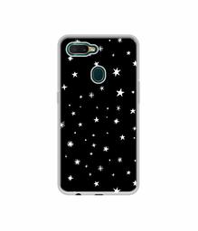 Amazon Brand - Solimo Designer Sperking Stars UV Printed Soft Back Case Mobile Cover for Oppo A7