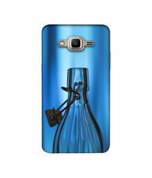 Amazon Brand - Solimo Designer Blue Bottle 3D Printed Hard Back Case Mobile Cover for Samsung Galaxy J2 Prime