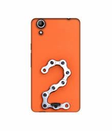 Amazon Brand - Solimo Designer Two Number 3D Printed Hard Back Case Mobile Cover for Micromax Canvas Selfie 2 Q340