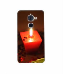 Amazon Brand - Solimo Designer Candle Light 3D Printed Hard Back Case Mobile Cover for LeTV Le 2