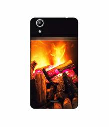 Amazon Brand - Solimo Designer Born Fire 3D Printed Hard Back Case Mobile Cover for Micromax Canvas Selfie 2 Q340