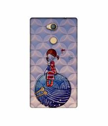 Amazon Brand - Solimo Designer Lady Vector Patternn 3D Printed Hard Back Case Mobile Cover for Sony Xperia L2